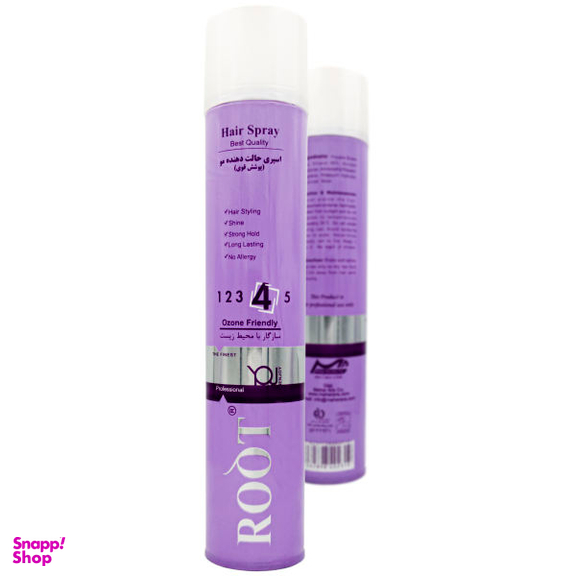 اسپری حالت دهنده مو روت (Root) مدل Extra Hold حجم 500 میلیلیتر