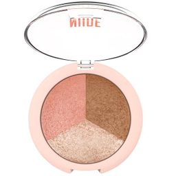 پالت آرایش و هایلایتر صورت گلدن رز (Golden Rose) مدل NUDE Look