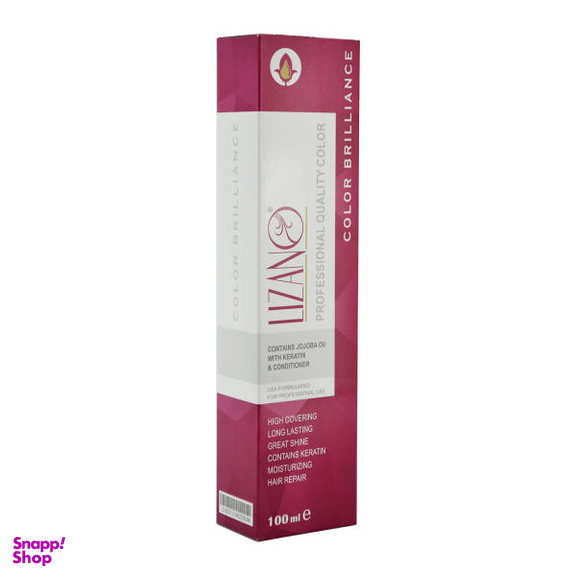 رنگ مو لیزانو (Lizano) شماره 6.5 رنگ بلوند طلایی تیره حجم 100 میلیلیتر