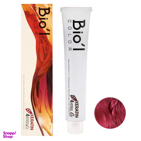 رنگ مو بیول (Biol) سری Professional شماره 6.62 رنگ قرمز بورگاندی روشن حجم 100 میلی‌ لیتر