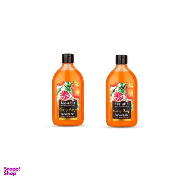 شامپو بدن کرمی نیوتیس (Newtis) مدل Orange حجم 400 میلی‌لیتر مجموعه 2 عددی