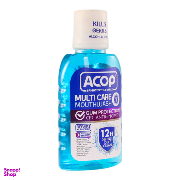 دهان شویه آکوپ (Acop) مدل Multi Care حجم 300 میلی‌ لیتر