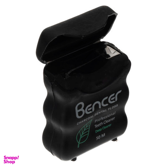 نخ دندان بنسر (Bencer) مدل Charcoal طول 50 متر