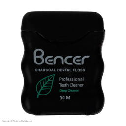 نخ دندان بنسر (Bencer) مدل Charcoal طول 50 متر