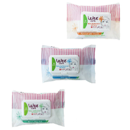 دستمال مرطوب وی کر (Wee Care) مدل W20 مجموعه 3 عددی