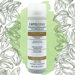 شامپو مو کپیدرما (Capiderma) مدل Keratin حجم 200 میلی‌لیتر