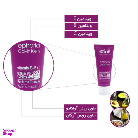 کرم مرطوب کننده اویور (Avior) مدل Ephoria حجم 75 میلی‌لیتر
