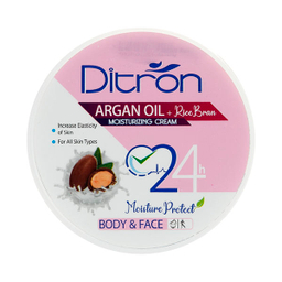 کرم مرطوب کننده دیترون (ditron) مدل Argan Oil حجم 200 میلی‌لیتر