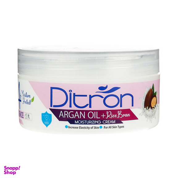 کرم مرطوب کننده دیترون (ditron) مدل Argan Oil حجم 200 میلی‌لیتر