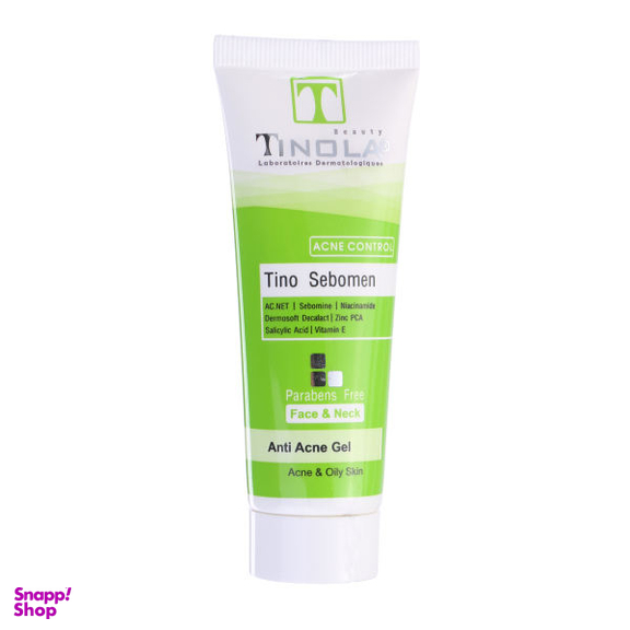 ژل ضد جوش تینولا بیوتی (Tinola beauty) مدل Tino Sebomen حجم 40 میلی‌لیتر
