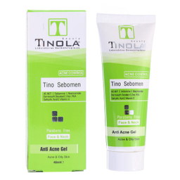 ژل ضد جوش تینولا بیوتی (Tinola beauty) مدل Tino Sebomen حجم 40 میلی‌لیتر