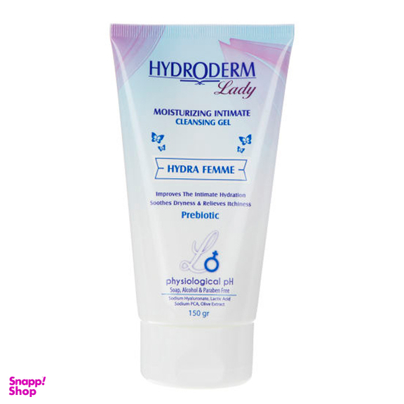 ژل بهداشتی بانوان هیدرودرم (Hydroderm) مدل Hydra Femme حجم 150 میلی‌لیتر