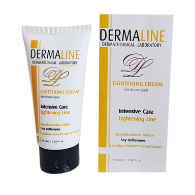 کرم روشن کننده درمالاین (Dermaline) کد 1 حجم 45 میلی‌‌لیتر