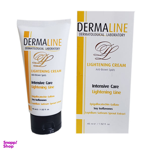 کرم روشن کننده درمالاین (Dermaline) کد 1 حجم 45 میلی‌‌لیتر