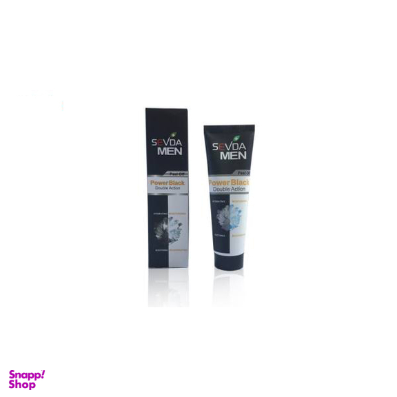 ماسک صورت سودا (Sevda) مدل Power Black حجم 100 میلی‌لیتر