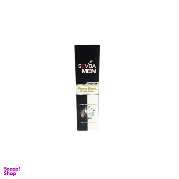 ماسک صورت یخ و ذغال سودا (Sevda) مدل Peel of حجم 100 میلی‌لیتر
