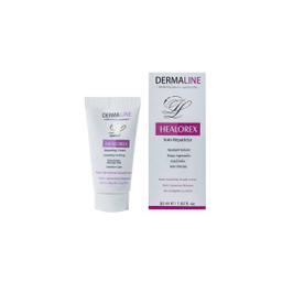 کرم ترمیم کننده درمالاین (Dermaline) مدل Healorex حجم 30 میلی‌لیتر