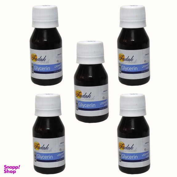گلیسیرین فدک (Fadak) مدل 24511 حجم 60 میلی‌لیتر بسته 5 عددی