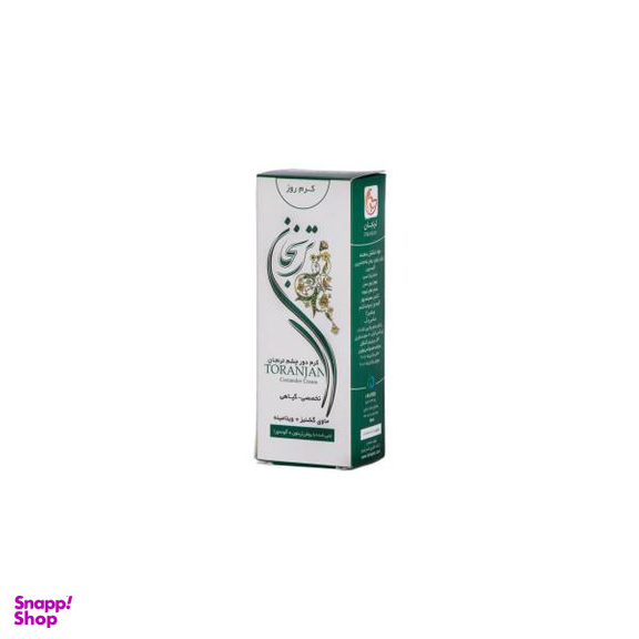 کرم گیاهی دور چشم روز ترنجان (Toranjan) مدل Coriander حجم 50 میلی‌لیتر