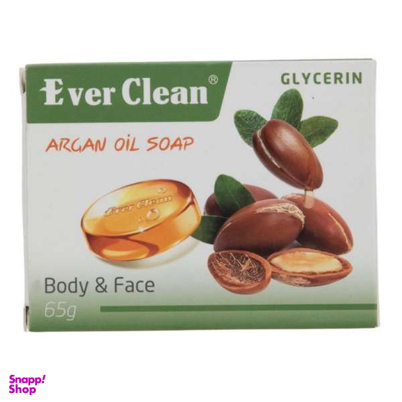 صابون شستشو اورکلین (Ever clean) مدل آرگان وزن 65 گرم