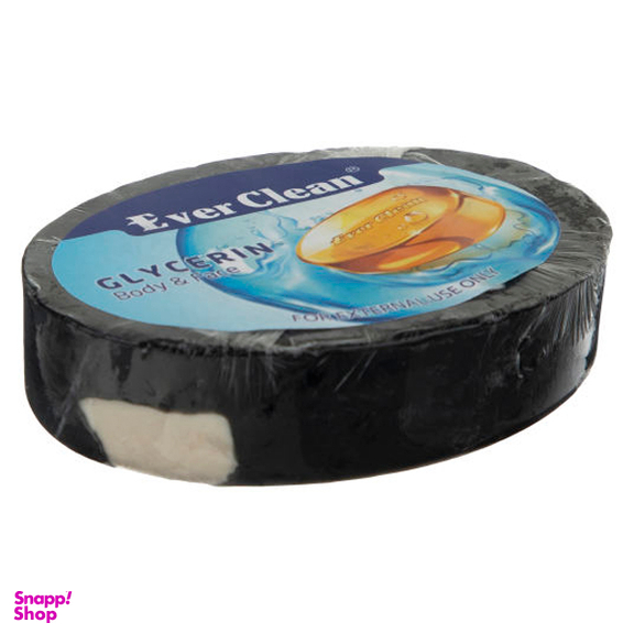صابون شستشو اورکلین (Ever clean) مدل شیر و زغال وزن 65 گرم