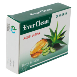 صابون گلیسیرینه اورکلین (Ever clean) مدل آلویه‌ ورا وزن 65 گرم