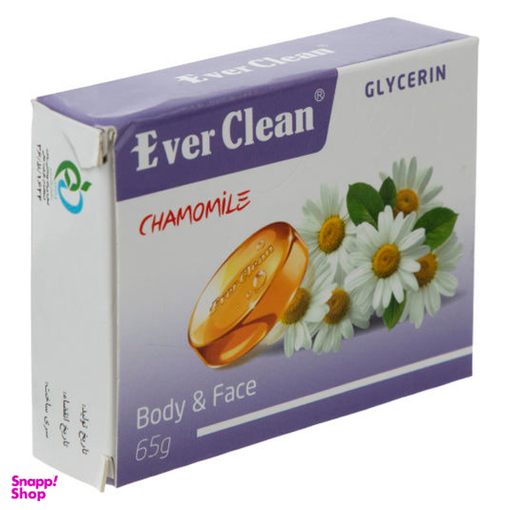 صابون گلیسیرینه اورکلین (Ever clean) مدل بابونه وزن 65 گرم