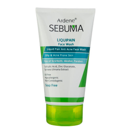 شوینده صورت آردن سری Sebuma مدل Liquipain حجم 150 میلی‌ لیتر