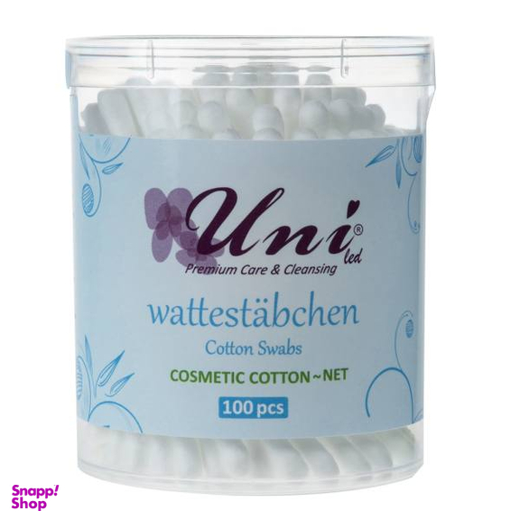گوش پاک کن یونی لد (Uni Led) مدل Wattestabchen بسته 100 عددی