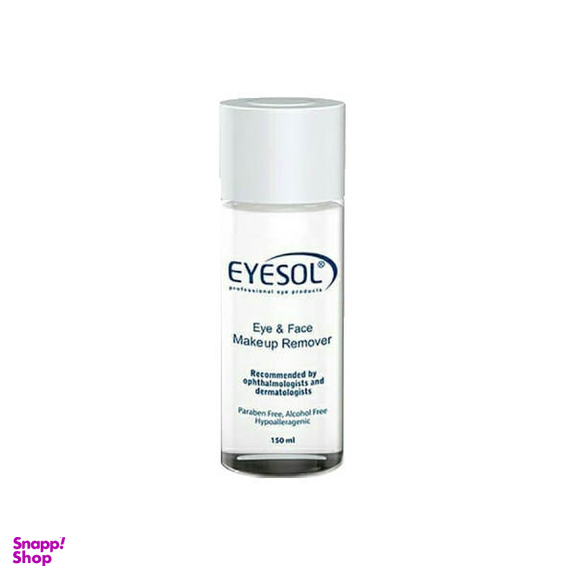 محلول تک فاز پاک‌ کننده آرایش آیسول (Eyesol) حجم 150 میلی‌ لیتر