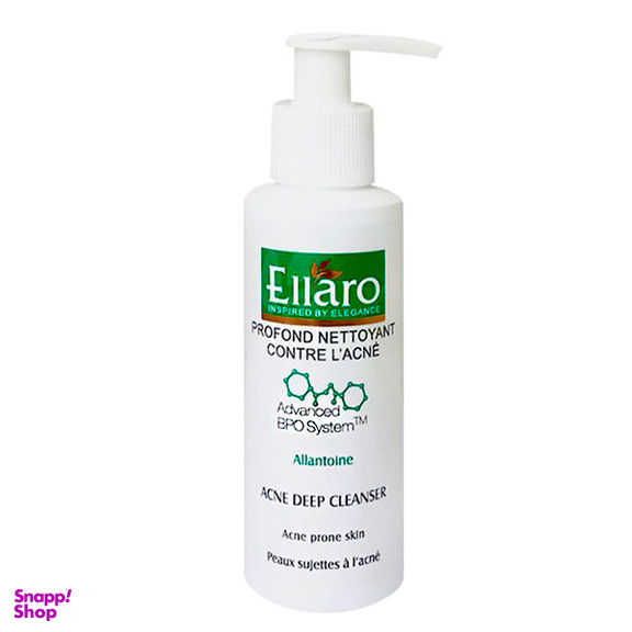 ژل پاک‌ کننده صورت الارو (Ellaro) مدل BPO 02 حجم 100 میلی‌لیتر