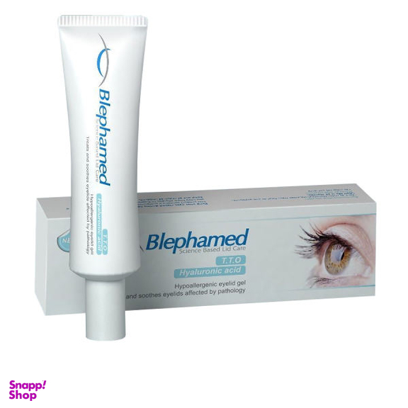 ژل شستشو پلک و مژه بلفامد (Blephamed) مدل Eyelid حجم 30 میلی‌لیتر
