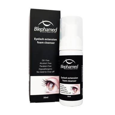 فوم پاک‌ کننده آرایش چشم بلفامد (Blephamed) مدل Extension حجم 50 میلی‌لیتر