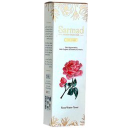 تونر پاک‌ کننده صورت سرمد (Sarmad) مدل Gold Rose Water حجم 140 میلی‌لیتر