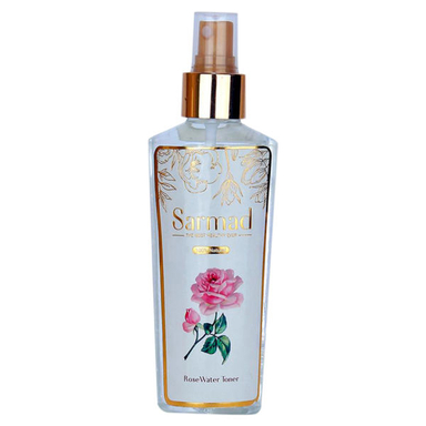 تونر پاک‌ کننده صورت سرمد (Sarmad) مدل Gold Rose Water حجم 140 میلی‌لیتر
