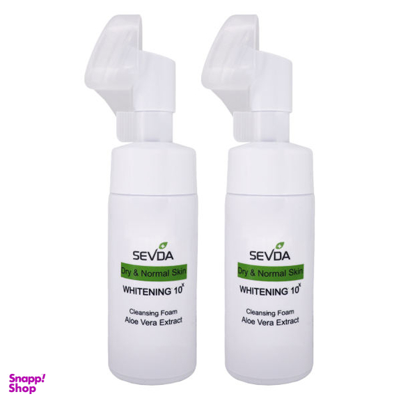 فوم شستشو صورت سودا (Sevda) مدل Aloe Vera حجم 150 میلی‌لیتر مجموعه 2 عددی