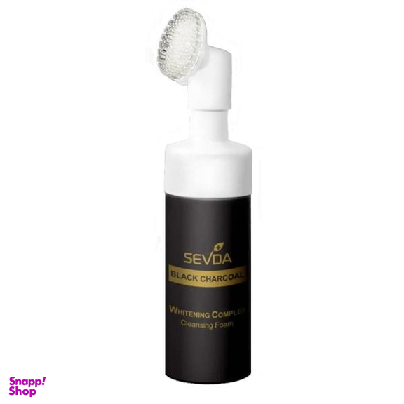 فوم پاک‌ کننده صورت سودا (Sevda) مدل Black Charcoal حجم 150 میلی‌لیتر
