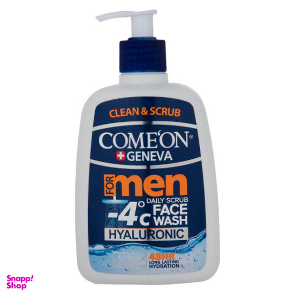 ژل شستشو صورت مردانه کامان مدل Clean and Scrub حجم 500 میلی لیتر