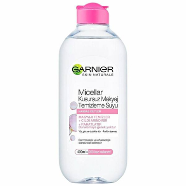 محلول پاک‌ کننده آرایش صورت گارنیه (Garnier) مدل Skin Naturals حجم 400 میلی‌لیتر