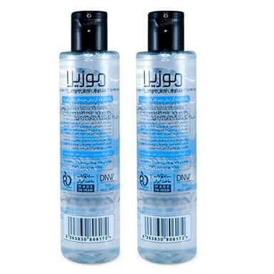 آب پاک‌ کننده آرایش صورت موزیلا (Mozila) مدل Normal Skin حجم 200 میلی‌لیتر مجموعه 2 عددی