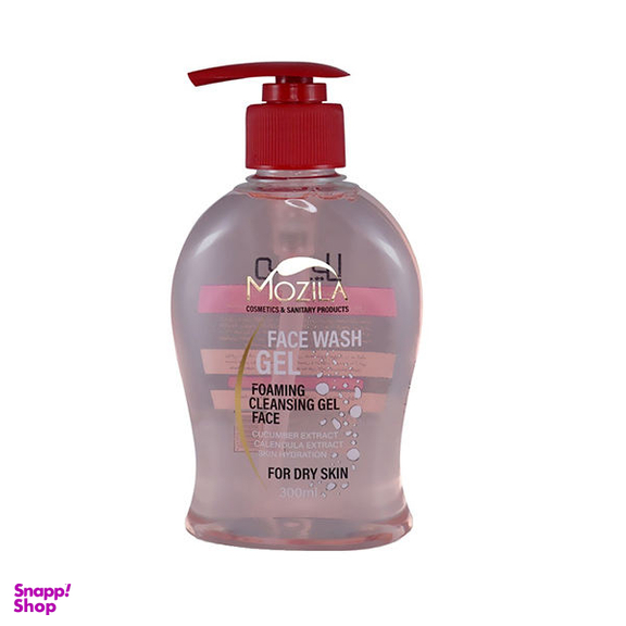 ژل شستشو صورت موزیلا (Mozila) مدل Dry Skin حجم 300 میلی‌لیتر