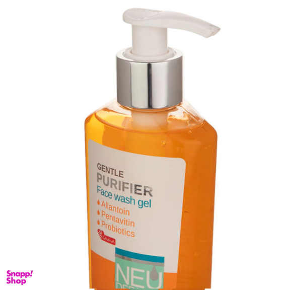 ژل شستشوی صورت نیودرم مدل Gentle Purifier کد 01 حجم 200 میلی لیتر