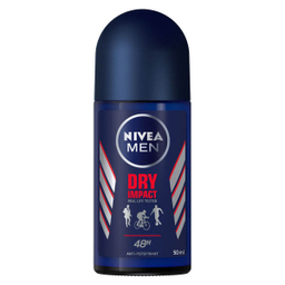 اسپری مردانه نیوآ (Nivea) مدل Dry Impact real life tested حجم 150 میلی‌لیتر به همراه رول ضد تعریق حجم 50 میلی‌لیتر