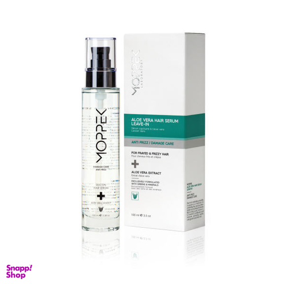 سرم مو موپک (Moppek) مدل Silicone Aloevera حجم 100 میلی‌لیتر