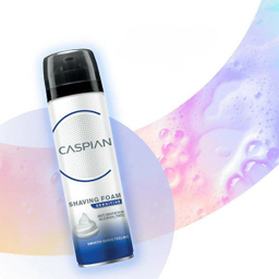 فوم اصلاح کاسپین (Caspian) مدل Sensitive Skin حجم 200 میلی‌لیتر