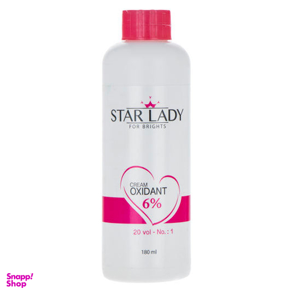 کرم اکسیدان استار لیدی (Star Lady) شماره 1 شش درصدی حجم 180 میلی‌ لیتر