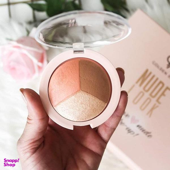 پالت آرایش و هایلایتر صورت گلدن رز (Golden Rose) مدل NUDE Look