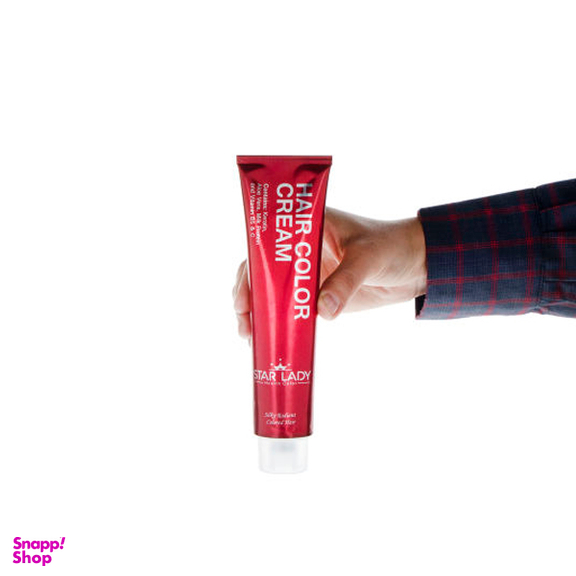 رنگ مو استار لیدی (Star Lady) شماره 3.1 رنگ قهوه‌ای خاکستری تیره حجم 120 میلی‌ لیتر