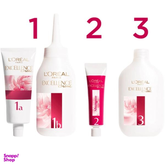 کیت رنگ مو لورآل (Loreal) مدل Excellence شماره 7.1 حجم 50 میلی لیتر رنگ بلوند دودی