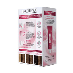 کیت رنگ مو لورآل (Loreal) مدل Excellence شماره 7.1 حجم 50 میلی‌ لیتر رنگ بلوند دودی